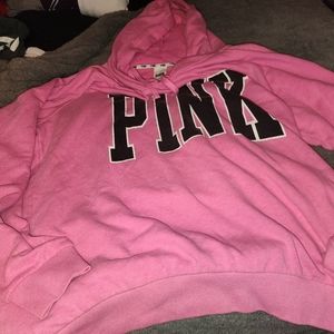 Large Pink by Victoria Secret hoodie
